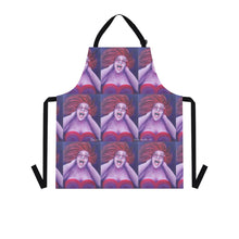 Load image into Gallery viewer, Apron - lightweight, silky finish 100% polyester, two front pockets. Many original artwork designs by Kerry Sandhu Art