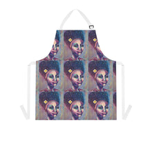 Load image into Gallery viewer, Apron - lightweight, silky finish 100% polyester, two front pockets. Many original artwork designs by Kerry Sandhu Art