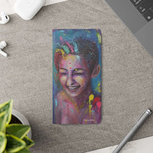 Load image into Gallery viewer, Raining Glitter - PHONE CASE WALLET for Samsung & iPhones - by Kerry Sandhu Art