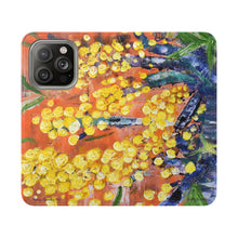 Load image into Gallery viewer, Rustic Wattle - PHONE CASE WALLET for Samsung & iPhones - by Kerry Sandhu Art