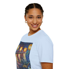 Load image into Gallery viewer, T-Shirt made from very soft materials, no side seams. Feels like bliss to wear! Many designs by Kerry Sandhu Art