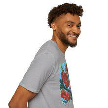 Load image into Gallery viewer, T-Shirt made from very soft materials, no side seams. Feels like bliss to wear! Many designs by Kerry Sandhu Art