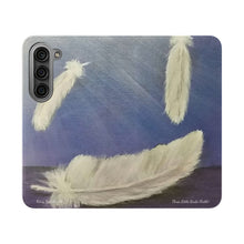 Load image into Gallery viewer, Three Little Birds (Faith) - PHONE CASE WALLET - by Kerry Sandhu Art