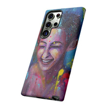 Load image into Gallery viewer, Raining Glitter - TOUGH PHONE CASES for Samsung & iPhones - by Kerry Sandhu Art