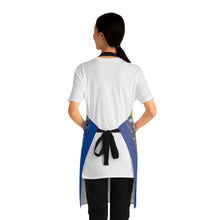 Load image into Gallery viewer, Apron - lightweight, silky finish 100% polyester, two front pockets. Many original artwork designs by Kerry Sandhu Art