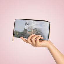 Load image into Gallery viewer, Pockets for cash, c/cards, coins, & more. Stylish faux leather, lots of original artworks by Kerry Sandhu Art to choose from