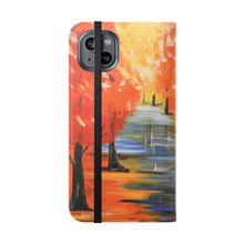 Load image into Gallery viewer, Autumn Leaves - PHONE CASE WALLET for Samsung & iPhones - by Kerry Sandhu Art