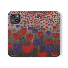 Load image into Gallery viewer, Benedictus (Poppies Only) - PHONE CASE WALLET - by Kerry Sandhu Art