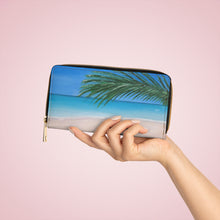 Load image into Gallery viewer, Pockets for cash, c/cards, coins, & more. Stylish faux leather, lots of original artworks by Kerry Sandhu Art to choose from