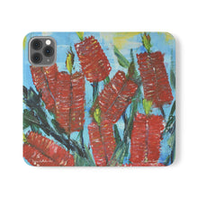 Load image into Gallery viewer, Rustic Bottle Brush - PHONE CASE WALLET - by Kerry Sandhu Art
