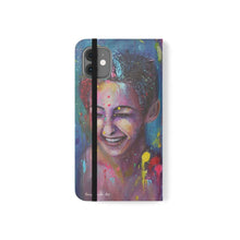 Load image into Gallery viewer, Raining Glitter - PHONE CASE WALLET for Samsung & iPhones - by Kerry Sandhu Art
