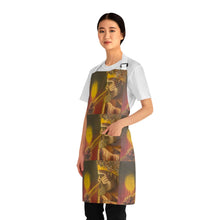 Load image into Gallery viewer, Apron - lightweight, silky finish 100% polyester, two front pockets. Many original artwork designs by Kerry Sandhu Art