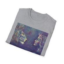Load image into Gallery viewer, T-Shirt made from very soft materials, no side seams. Feels like bliss to wear! Many designs by Kerry Sandhu Art