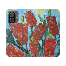Load image into Gallery viewer, Rustic Bottle Brush - PHONE CASE WALLET - by Kerry Sandhu Art