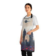 Load image into Gallery viewer, Apron - lightweight, silky finish 100% polyester, two front pockets. Many original artwork designs by Kerry Sandhu Art