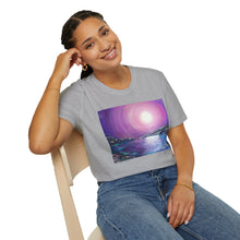 Load image into Gallery viewer, T-Shirt made from very soft materials, no side seams. Feels like bliss to wear! Many designs by Kerry Sandhu Art