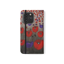 Load image into Gallery viewer, Benedictus (Poppies Only) - PHONE CASE WALLET - by Kerry Sandhu Art
