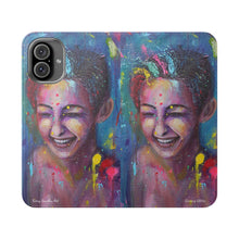 Load image into Gallery viewer, Raining Glitter - PHONE CASE WALLET for Samsung & iPhones - by Kerry Sandhu Art