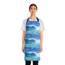 Load image into Gallery viewer, Apron - lightweight, silky finish 100% polyester, two front pockets. Many original artwork designs by Kerry Sandhu Art