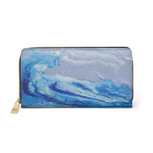 Load image into Gallery viewer, Pockets for cash, c/cards, coins, & more. Stylish faux leather, lots of original artworks by Kerry Sandhu Art to choose from