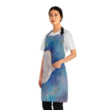 Load image into Gallery viewer, Apron - lightweight, silky finish 100% polyester, two front pockets. Many original artwork designs by Kerry Sandhu Art