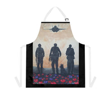 Load image into Gallery viewer, Apron - lightweight, silky finish 100% polyester, two front pockets. Many original artwork designs by Kerry Sandhu Art