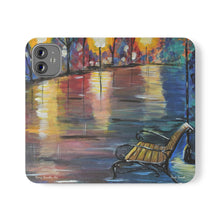 Load image into Gallery viewer, Park Bench - PHONE CASE WALLET for Samsung & iPhones - by Kerry Sandhu Art