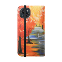 Load image into Gallery viewer, Autumn Leaves - PHONE CASE WALLET for Samsung & iPhones - by Kerry Sandhu Art