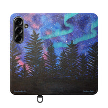 Load image into Gallery viewer, Northern Lights - PHONE CASE WALLET - by Kerry Sandhu Art