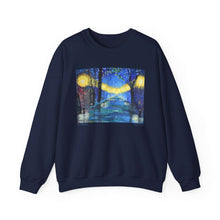 Load image into Gallery viewer, Sweatshirt 50/50 Cotton/Polyester, Medium-heavy fabric, Loose fit, true to size, Original art designs by Kerry Sandhu Art