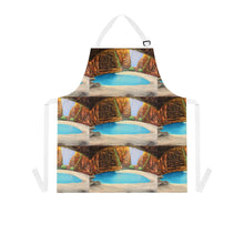 Load image into Gallery viewer, Apron - lightweight, silky finish 100% polyester, two front pockets. Many original artwork designs by Kerry Sandhu Art