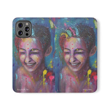Load image into Gallery viewer, Raining Glitter - PHONE CASE WALLET for Samsung & iPhones - by Kerry Sandhu Art