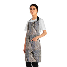 Load image into Gallery viewer, Apron - lightweight, silky finish 100% polyester, two front pockets. Many original artwork designs by Kerry Sandhu Art