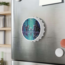 Load image into Gallery viewer, Plastic exterior w/ metallic bottom, magnetic back, 2 different opening mechanisms, matte finish. Art by Kerry Sandhu Art