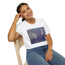 Load image into Gallery viewer, T-Shirt made from very soft materials, no side seams. Feels like bliss to wear! Many designs by Kerry Sandhu Art