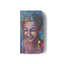 Load image into Gallery viewer, Raining Glitter - PHONE CASE WALLET for Samsung & iPhones - by Kerry Sandhu Art