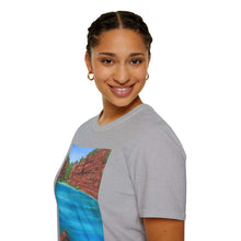 Load image into Gallery viewer, T-Shirt made from very soft materials, no side seams. Feels like bliss to wear! Many designs by Kerry Sandhu Art