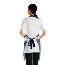 Load image into Gallery viewer, Apron - lightweight, silky finish 100% polyester, two front pockets. Many original artwork designs by Kerry Sandhu Art