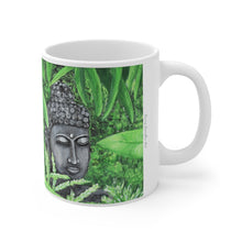 Load image into Gallery viewer, 11oz BPA, lead-free, microwave/dishwasher safe, white ceramic, vivid colours. Many original artworks by Kerry Sandhu Art