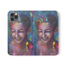 Load image into Gallery viewer, Raining Glitter - PHONE CASE WALLET for Samsung & iPhones - by Kerry Sandhu Art