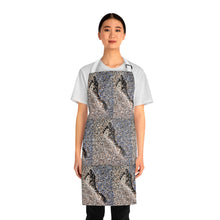 Load image into Gallery viewer, Apron - lightweight, silky finish 100% polyester, two front pockets. Many original artwork designs by Kerry Sandhu Art