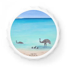 Load image into Gallery viewer, Plastic exterior w/ metallic bottom, magnetic back, 2 different opening mechanisms, matte finish. Art by Kerry Sandhu Art