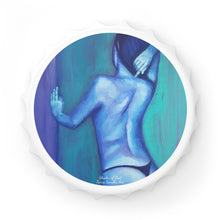 Load image into Gallery viewer, Plastic exterior w/ metallic bottom, magnetic back, 2 different opening mechanisms, matte finish. Art by Kerry Sandhu Art