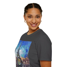 Load image into Gallery viewer, T-Shirt made from very soft materials, no side seams. Feels like bliss to wear! Many designs by Kerry Sandhu Art