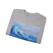 Load image into Gallery viewer, Sweatshirt 50/50 Cotton/Polyester, Medium-heavy fabric, Loose fit, true to size, Original art designs by Kerry Sandhu Art