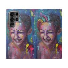 Load image into Gallery viewer, Raining Glitter - PHONE CASE WALLET for Samsung & iPhones - by Kerry Sandhu Art