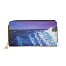 Load image into Gallery viewer, Pockets for cash, c/cards, coins, & more. Stylish faux leather, lots of original artworks by Kerry Sandhu Art to choose from