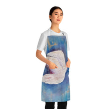 Load image into Gallery viewer, Apron - lightweight, silky finish 100% polyester, two front pockets. Many original artwork designs by Kerry Sandhu Art