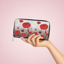 Load image into Gallery viewer, For The Fallen - ZIPPER WALLET - by Kerry Sandhu Art