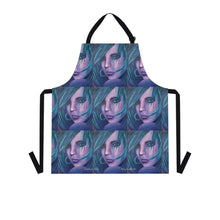 Load image into Gallery viewer, Apron - lightweight, silky finish 100% polyester, two front pockets. Many original artwork designs by Kerry Sandhu Art